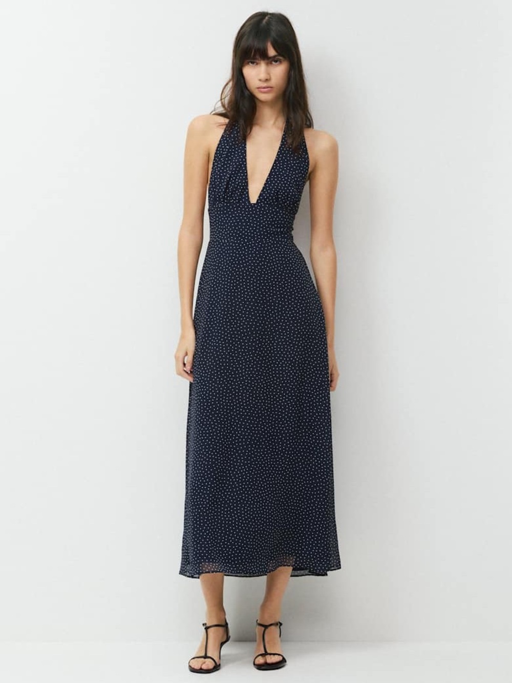 NWOT Aritzia Wilfred Orchardine Halter Dress